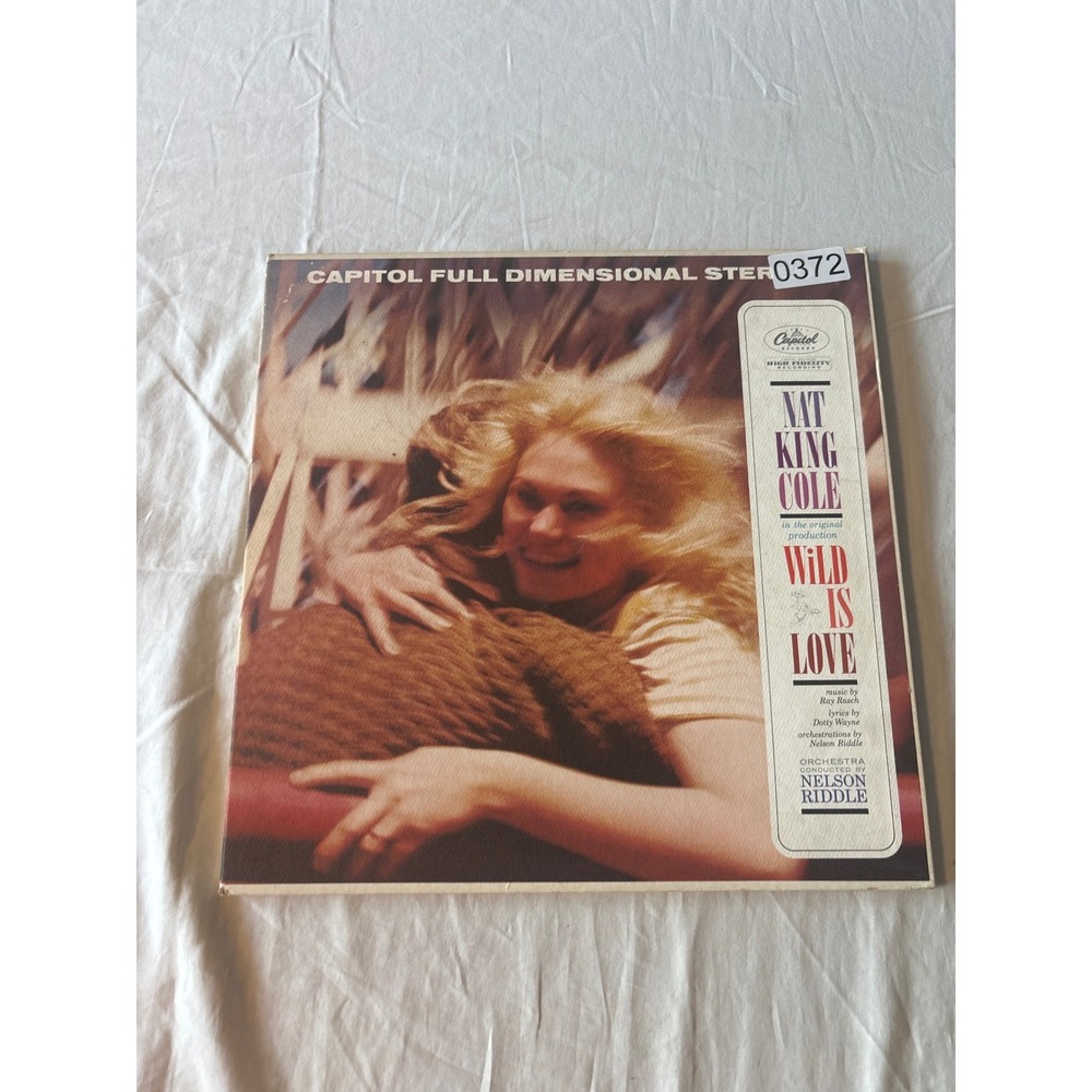 Capitol Nat King Cole Wild Is Love Vinyl LP‎ 12" Black Good Stereo Gatefold 1960